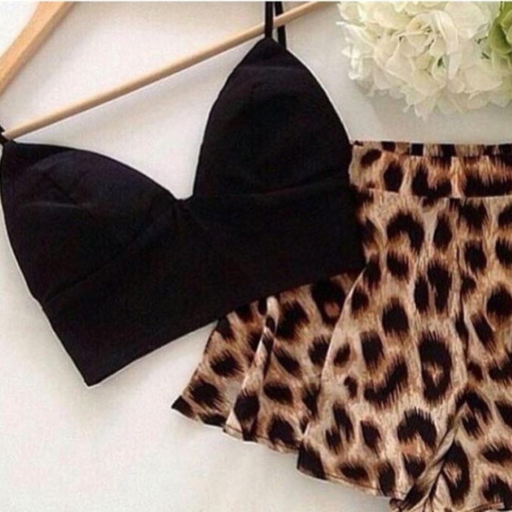 Black Crop Top
